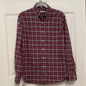 Made in New England Men’s Button Down Flannel Shirt Medium Great Condition